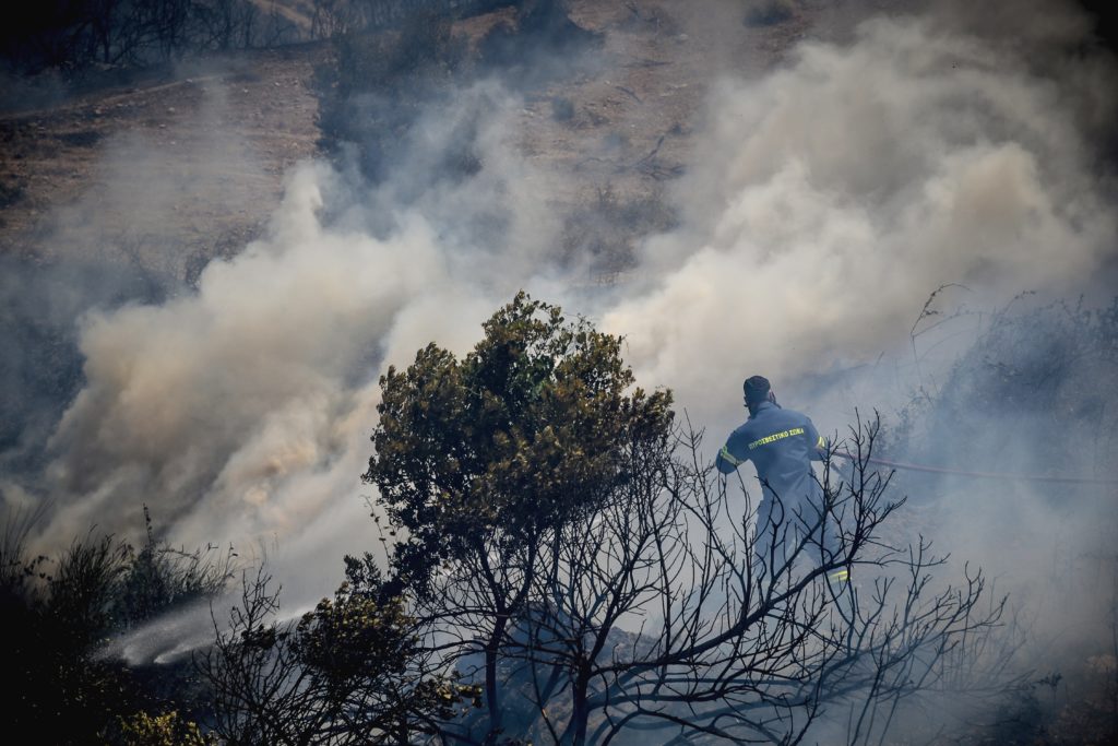 Πυρκαγιά στην Κοκκιναρά Κηφισιάς