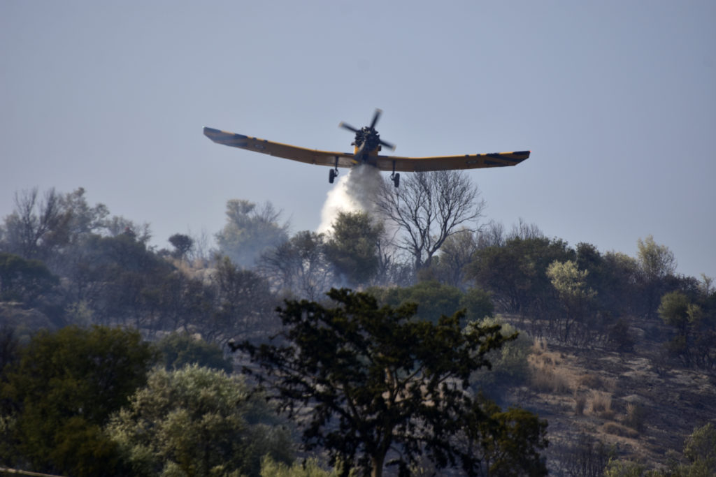 Κεφαλονιά: Πέντε εστίες πυρκαγιάς εκδηλώθηκαν μέσα σε λίγη ώρα σε Θήνια και Λαγκαδά