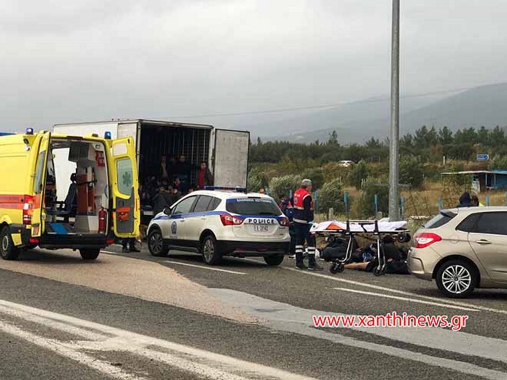 Παραλίγο νέο Έσσεξ στη Ξάνθη: Εντοπίστηκαν 80 μετανάστες σε φορτηγό κοντέινερ  (Video – Photo)