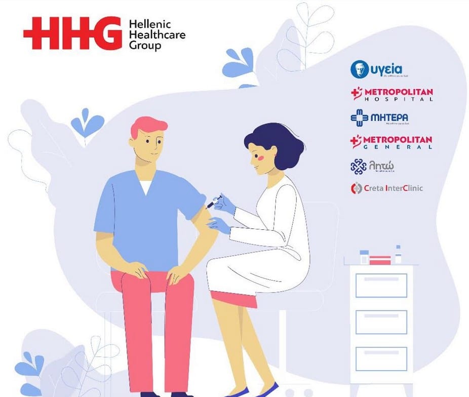 Ο Όμιλος HHG συνδράμει στο Εθνικό Σχέδιο για την εμβολιαστική κάλυψη του πληθυσμού για τη νόσο COVID-19