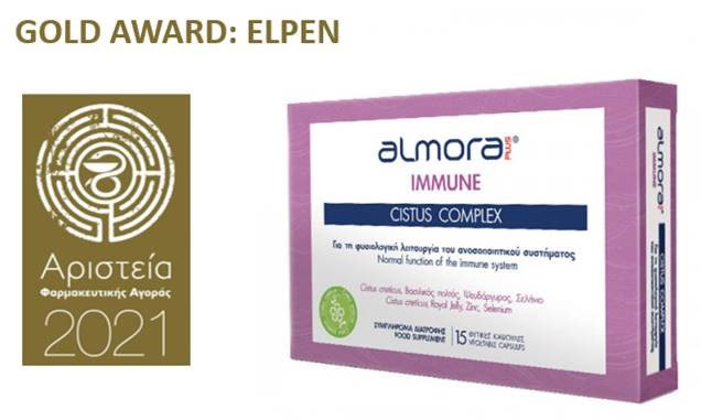 Οι φαρμακοποιοί βράβευσαν το almora PLUS® CISTUS COMPLEX