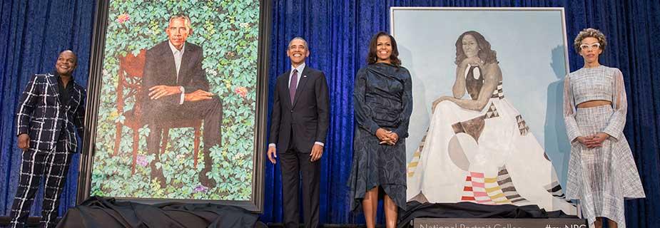 National Portrait Gallery: Τα πορτρέτα των Ομπάμα διπλασίασαν τον αριθμό επισκεπτών