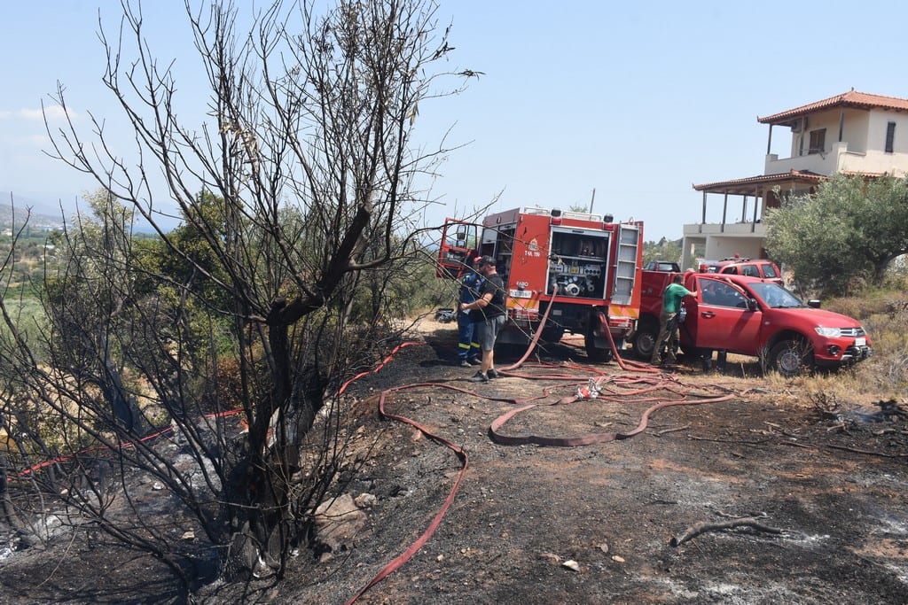 Κρήτη: Μεγάλη φωτιά μεταξύ Ηρακλείου – Λασιθίου