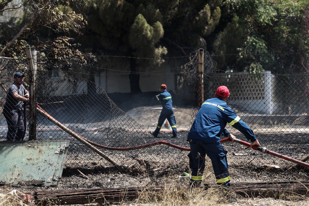 Πυρκαγιά στην τοποθεσία Γκίνη του δήμου Μάνδρας