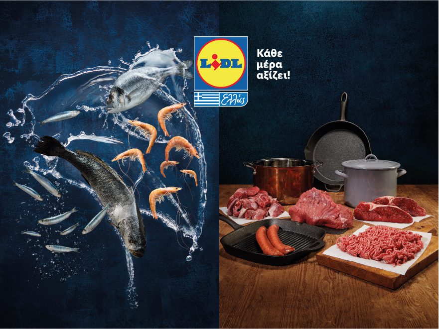 Στα Lidl παίρνουμε το φρέσκο κρέας και ψάρι στα σοβαρά