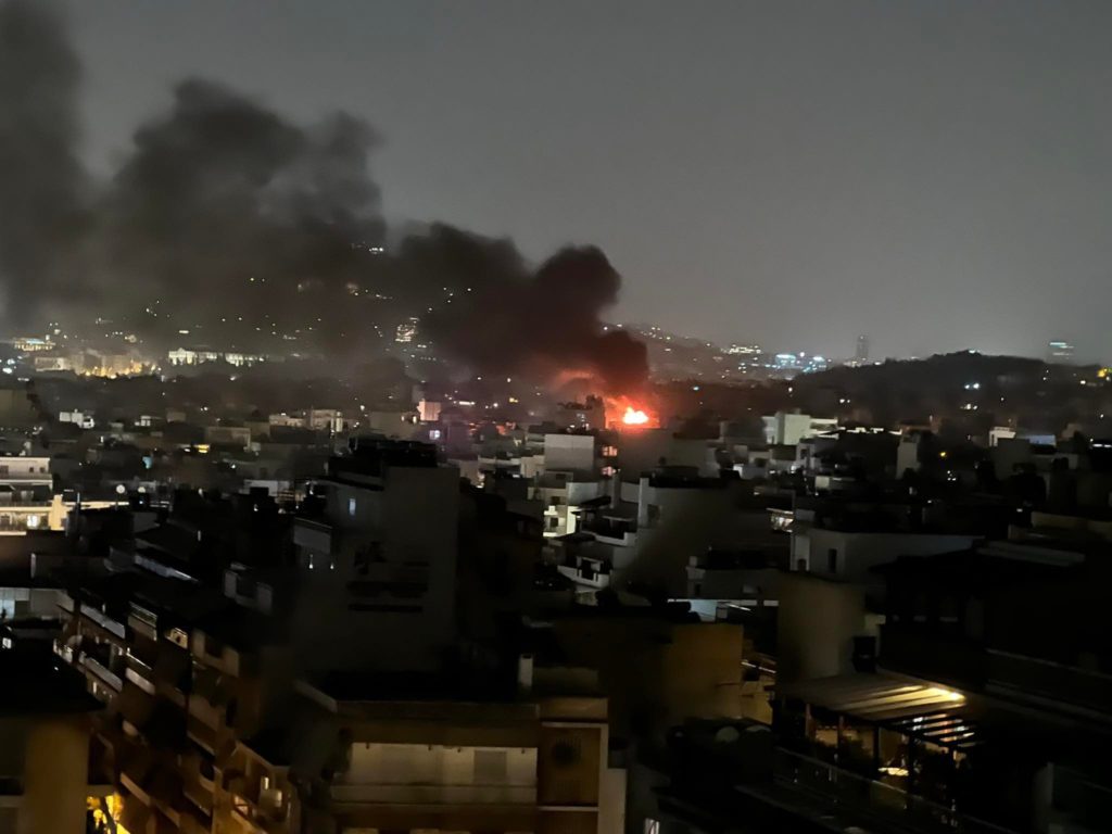 Πυρκαγιά σε κτήριο στο Νέο Κόσμο (photos)