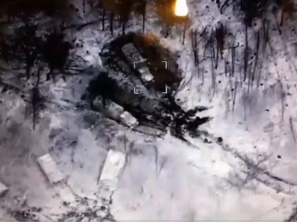 Ουκρανία: Αεροπορική επιδρομή σε ρωσικό σημείο ελέγχου στο δρόμο προς Κίεβο (Video)