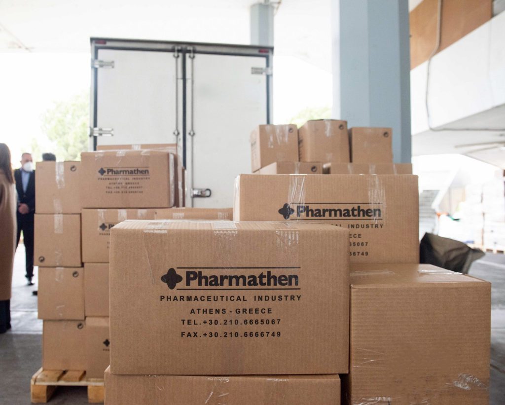 Η Pharmathen έμπρακτα στο πλευρό του ουκρανικού λαού, με δωρεά υγειονομικού υλικού και ειδών πρώτης ανάγκης 