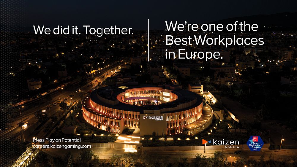 Η Kaizen Gaming ανάμεσα στα Best Workplaces in Europe 2023