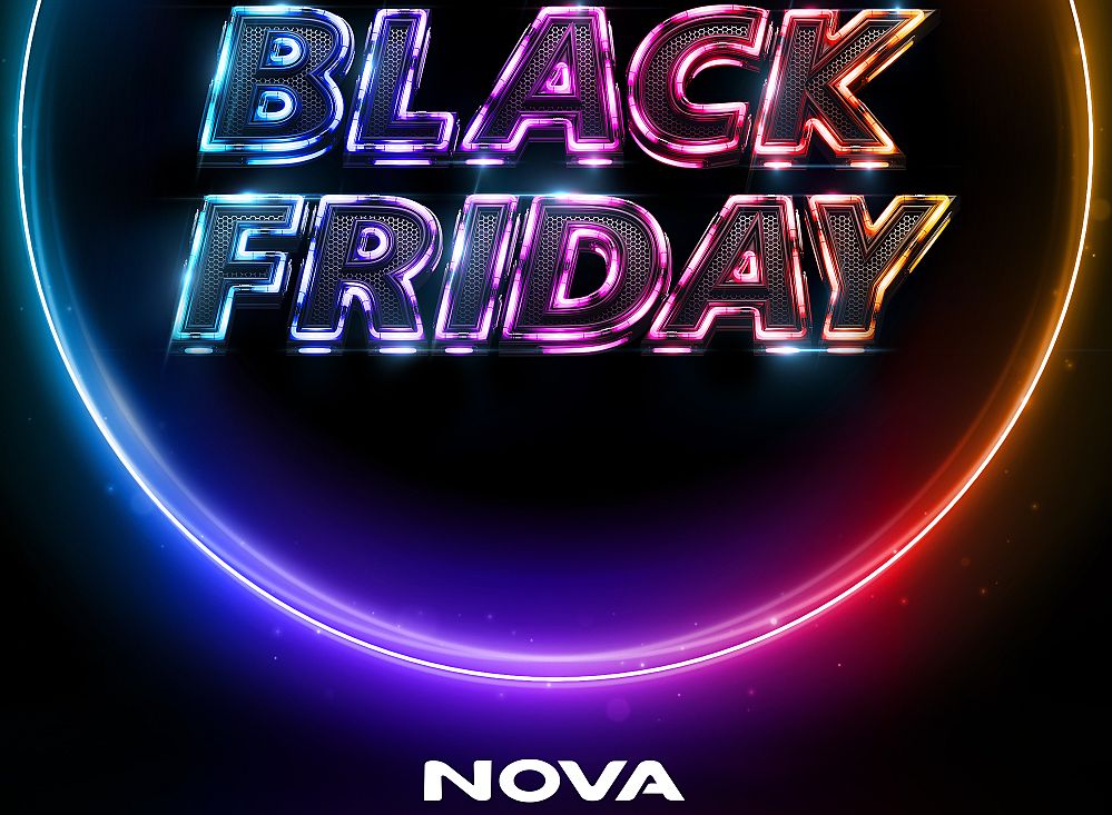 Δυνατές Black Friday προσφορές σε όλα τα καταστήματα Nova και στο nova.gr