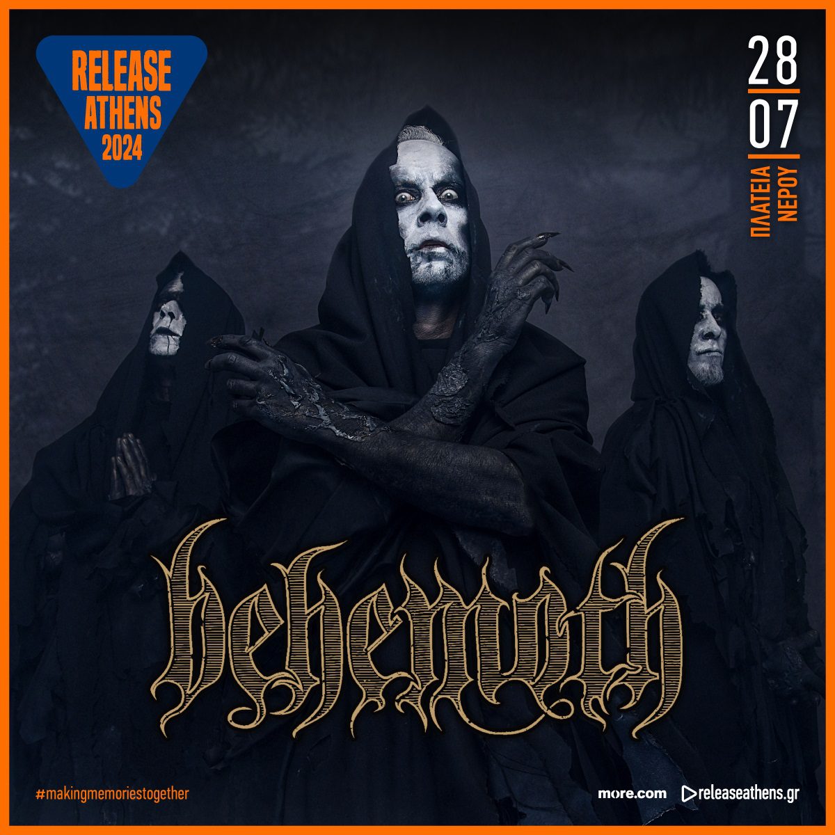 Behemoth Testament Pestilence Release Athens 2024 Documento   Behemoth Socials Post 1 