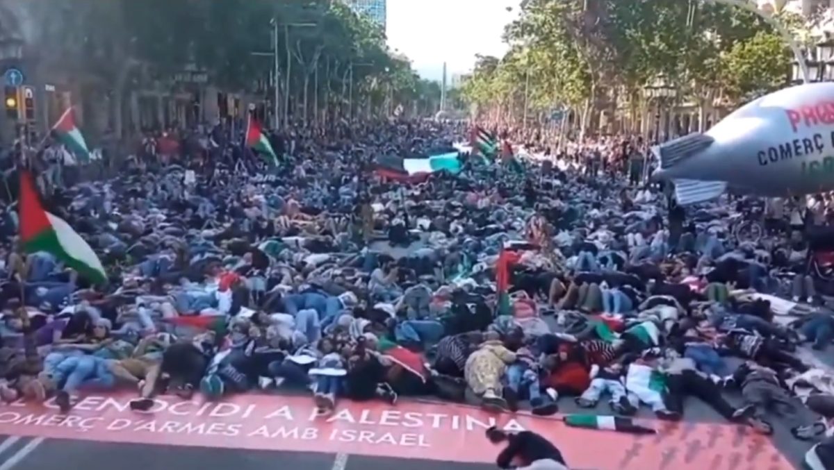 Barcelona: The unbelievable picture of protest in opposition to the bloodbath in Gaza
 – 2024-05-22 03:12:56