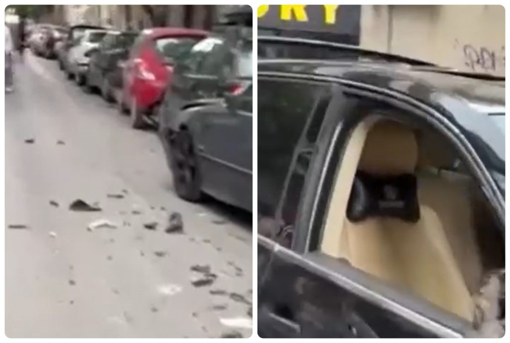 Χάος στην Κυψέλη από τρελή πορεία τζιπ: Ζημιές σε δεκάδες αυτοκίνητα – Βίντεο ντοκουμέντο από τη σύλληψη του οδηγού