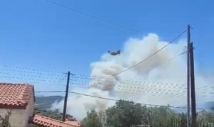 Κερατέα: Μεγάλη φωτιά στην Πλάκα &#8211; Κάηκαν σπίτια, εκκενώθηκαν 5 οικισμοί (Videos)