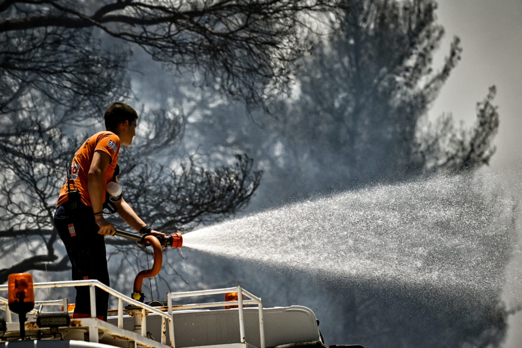 Λακωνία: Φωτιά τώρα στην περιοχή Αρχάγγελος