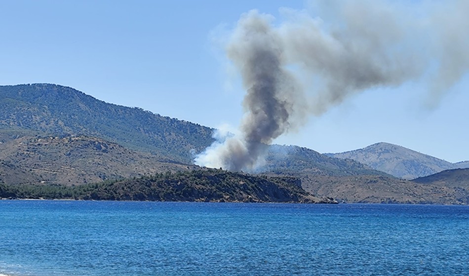 Μεγάλη φωτιά τώρα στη Χίο: Μήνυμα από το 112 – «Εκκενώστε από Μετόχι προς παραλία» (Video)