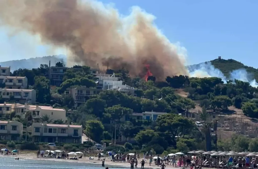 Αποκαταστάθηκε η κυκλοφορία των οχημάτων στο Λαύριο