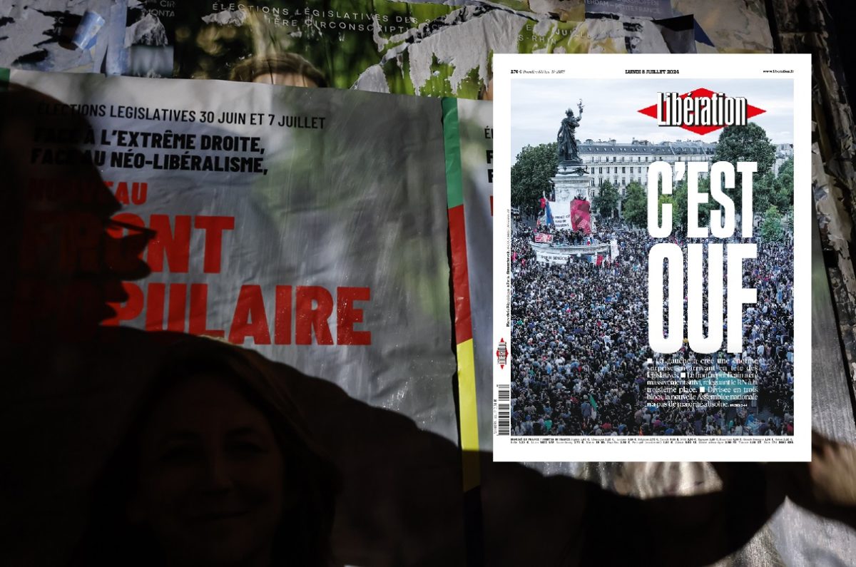 “Ugh”: Liberation’s historic entrance web page for the French elections (Photograph)
 – 2024-07-08 09:46:22