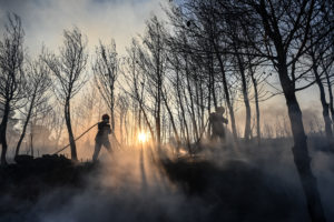 Φωτιές: Η εικόνα σε Σταμάτα και Κερατέα &#8211; Νεκρός από ανακοπή 45χρονος &#8211; Πού θα είναι υψηλός ο κίνδυνος πυρκαγιάς