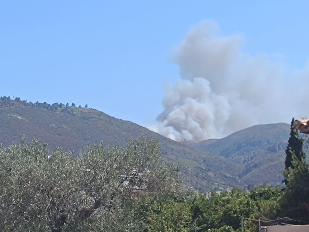 Φωτιά στο Αλεποχώρι: Σηκώθηκαν εναέρια μέσα – Προειδοποιητικό 112