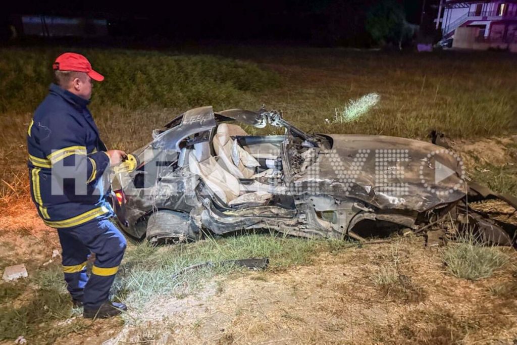 Τραγικό τροχαίο στον Πύργο: Νεκρός ένας 45χρονος – Εκτοξεύτηκε από το όχημα και διαμελίστηκε (Photos-Video)