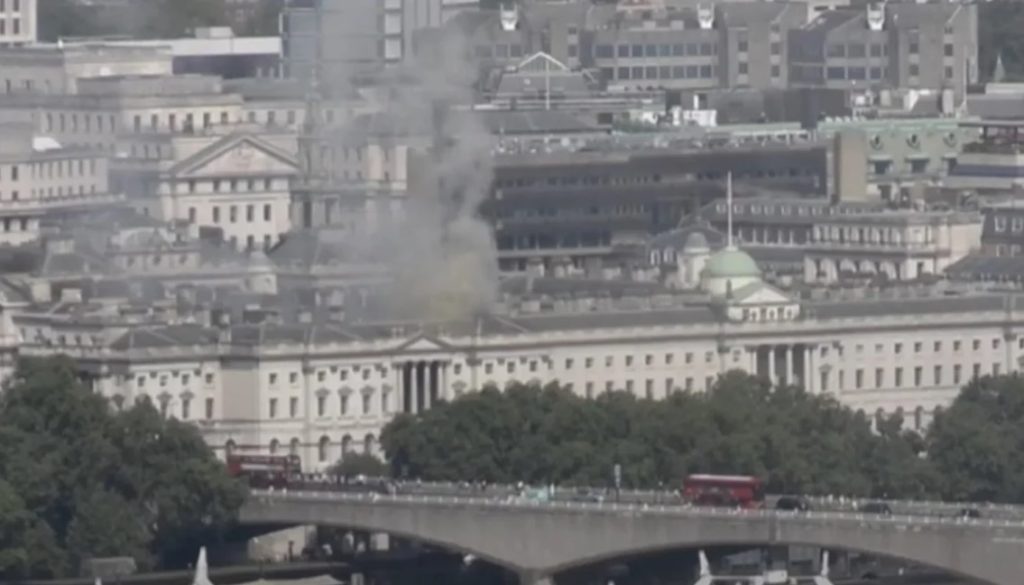 Somerset House: Σώθηκαν τα έργα τέχνης μετά την πυρκαγιά