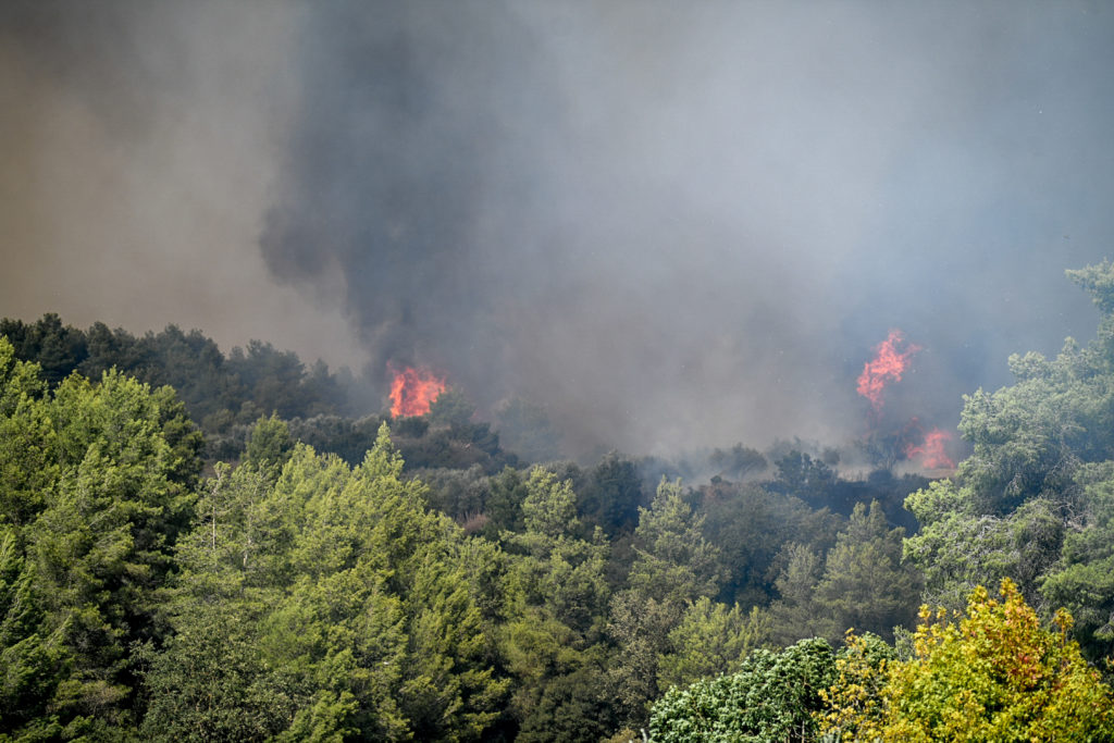 Ηλεία: Στο χειρουργείο ο πυροσβέστης που τραυματίστηκε – Καλύτερη η εικόνα του πύρινου μετώπου