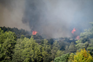 Ηλεία: Στο χειρουργείο ο πυροσβέστης που τραυματίστηκε &#8211; Καλύτερη η εικόνα του πύρινου μετώπου