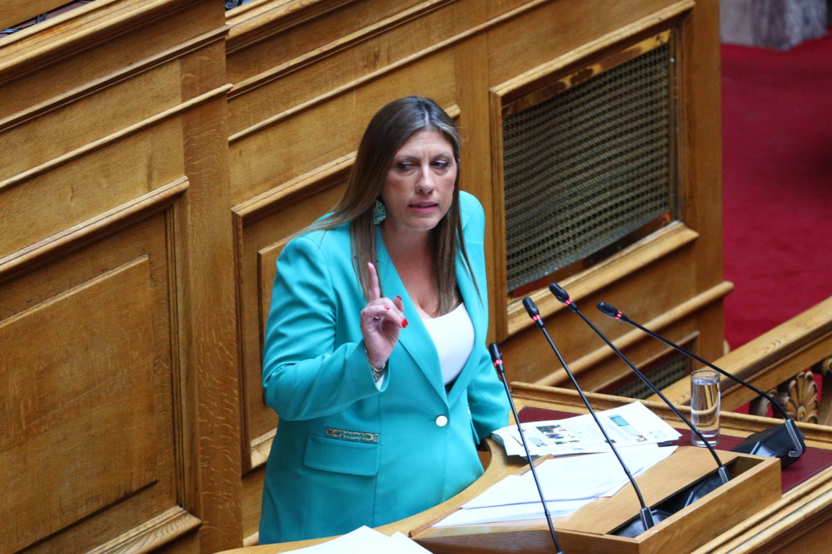 Z. Konstantopoulou: “The Mitsotakis government holds a PhD in cover-up”
 –