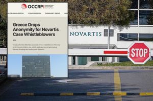 OCCRP: Η Ελλάδα αίρει την ανωνυμία για τους μάρτυρες της υπόθεσης Novartis