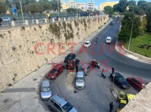 Ηράκλειο: 28χρονος έπεσε από τα Ενετικά Τείχη &#8211; Νοσηλεύεται με σοβαρά τραύματα (Photos-Video)