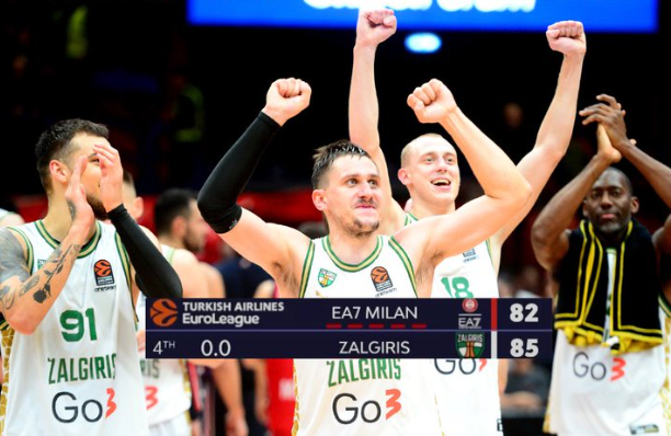 Euroleague: Η Ζαλγκίρις γύρισε ματς από το -27 αλλά… δεν ήταν αυτή η μεγαλύτερη ανατροπή! (Video)