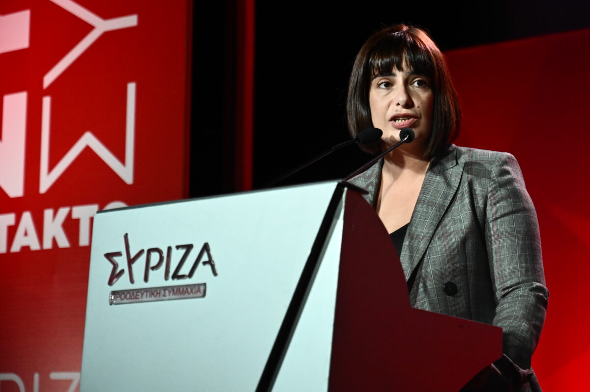 Rania Svigou: The plans of the entanglement and the anti-SYRIZA front will fall on deaf ears
 –