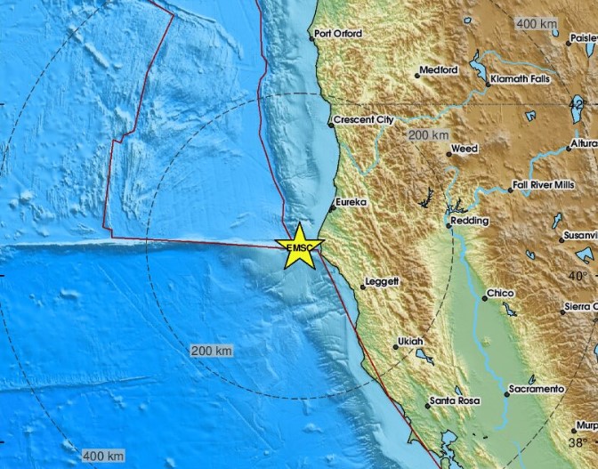 Strong earthquake hits California – Tsunami warning issued
 –