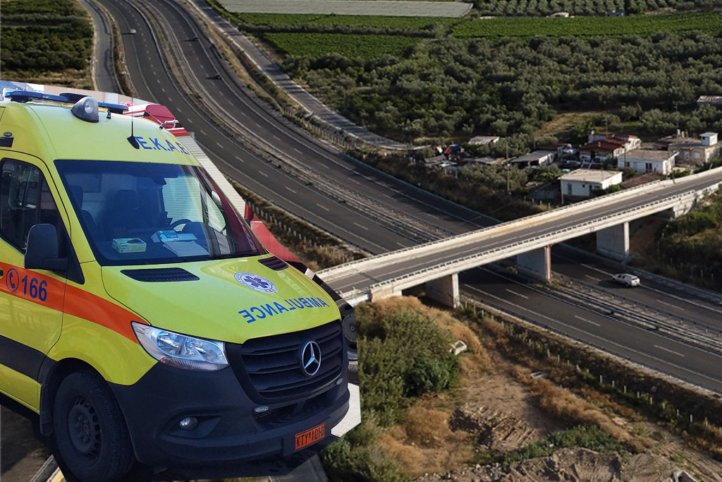 Νεκρός 70χρονος σε τροχαίο στην Αθηνών-Πατρών – Το ΙΧ έπεσε στις προστατευτικές μπάρες