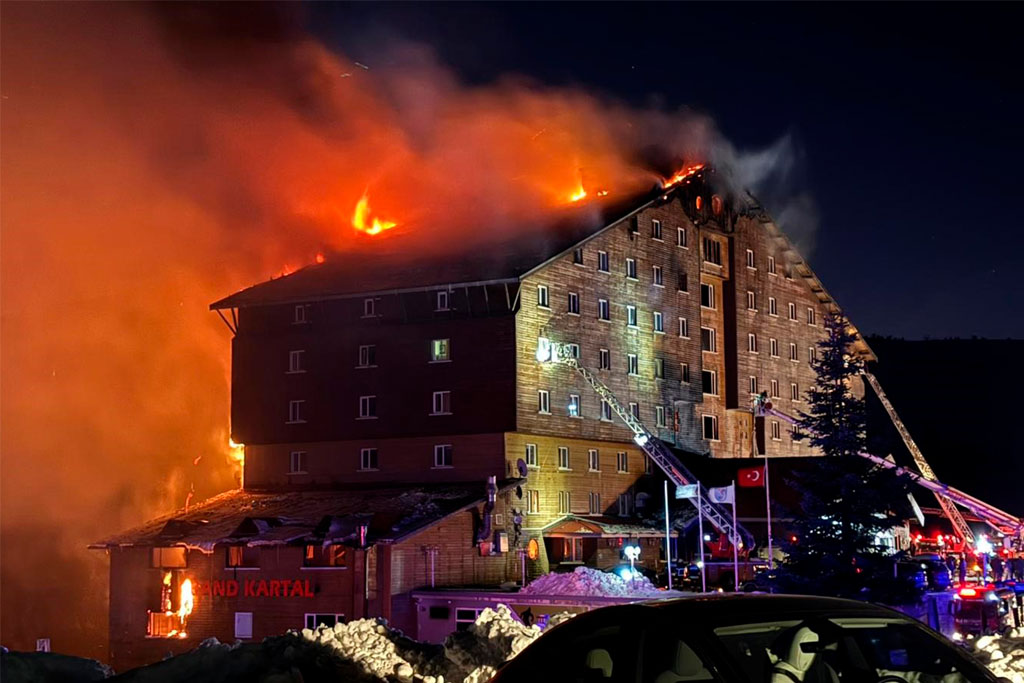 Tουρκία: 66 νεκροί από πυρκαγιά σε χιονοδρομικό κέντρο (Video)