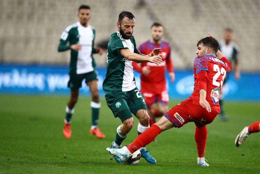 Παναθηναϊκός – Βόλος 2-1:  Υπό το βλέμμα του Ρομάριο, οι πράσινοι επανήλθαν στις νίκες έστω και με άγχος